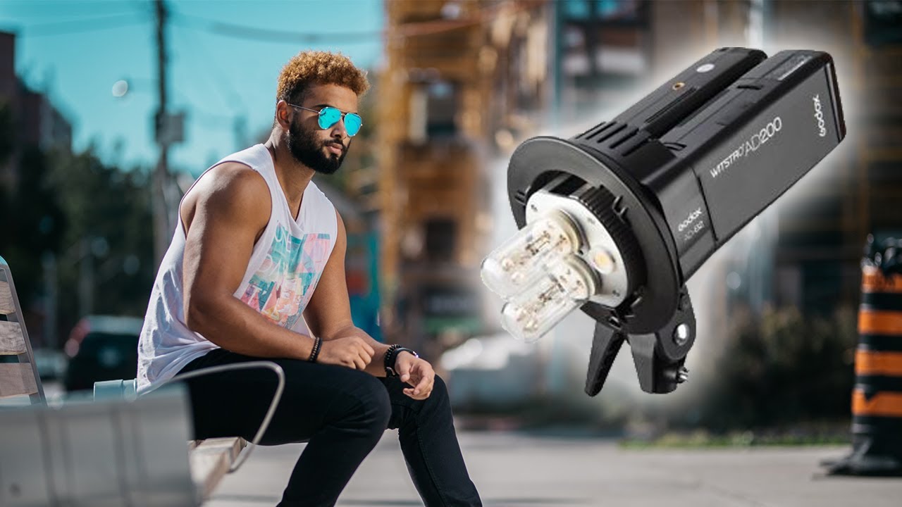 GODOX AD-B2 TWIN HEAD with TWO AD200's/eVOLV200's PHOTOSHOOT