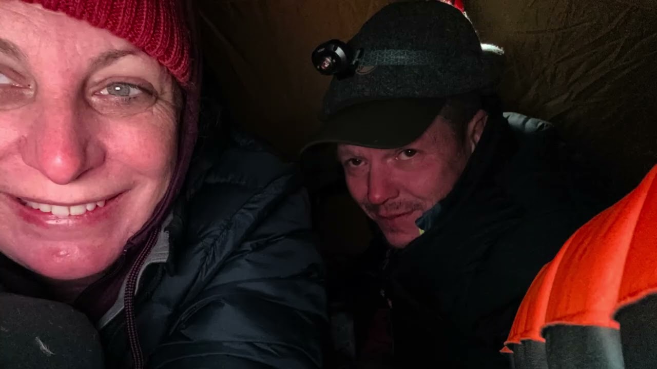 Boggy and blustery Bowfell camp
