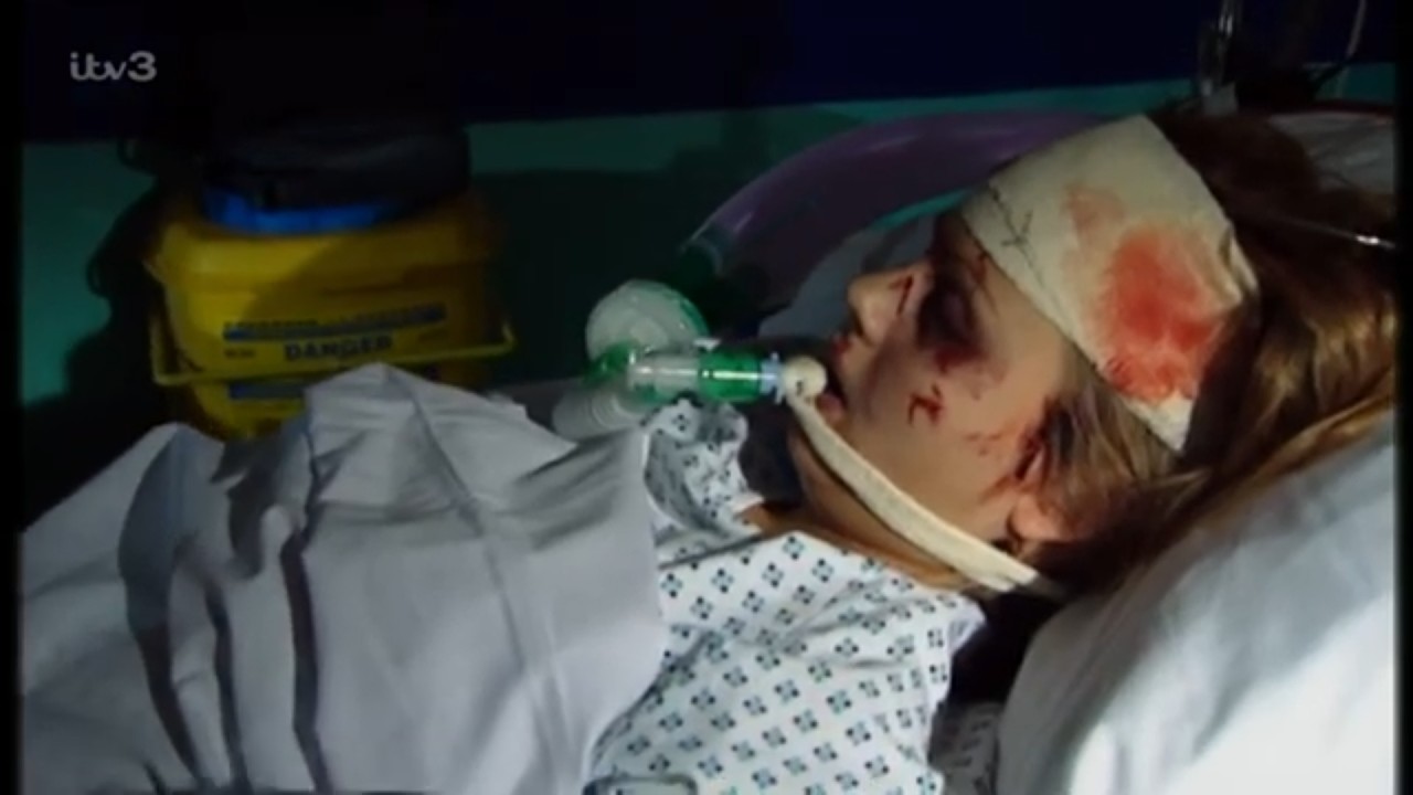 Coronation Street - Sarah & Aiden Car crash (2002)