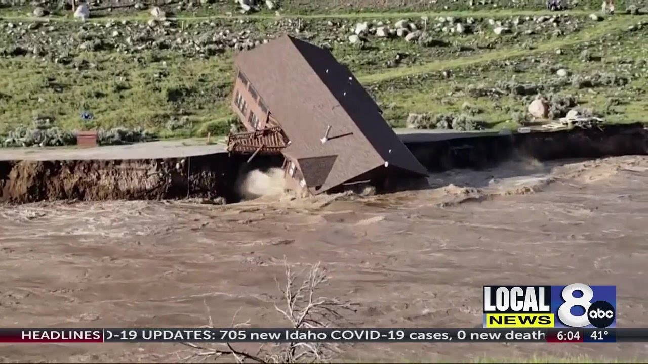 Montana house swept away in flood