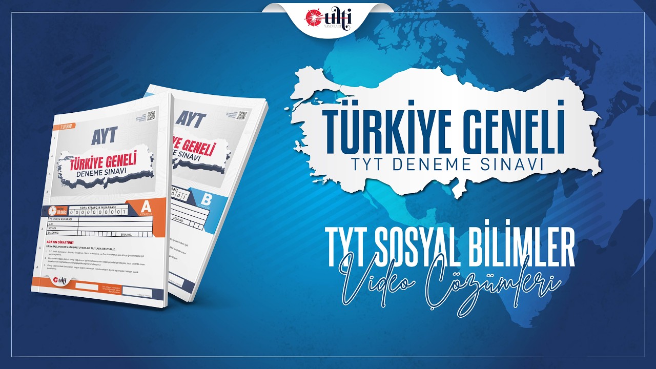 Türkiye Geneli Deneme Sınavı | TYT Sosyal Bilimler Çözümleri | Ulti Yayınları 2026