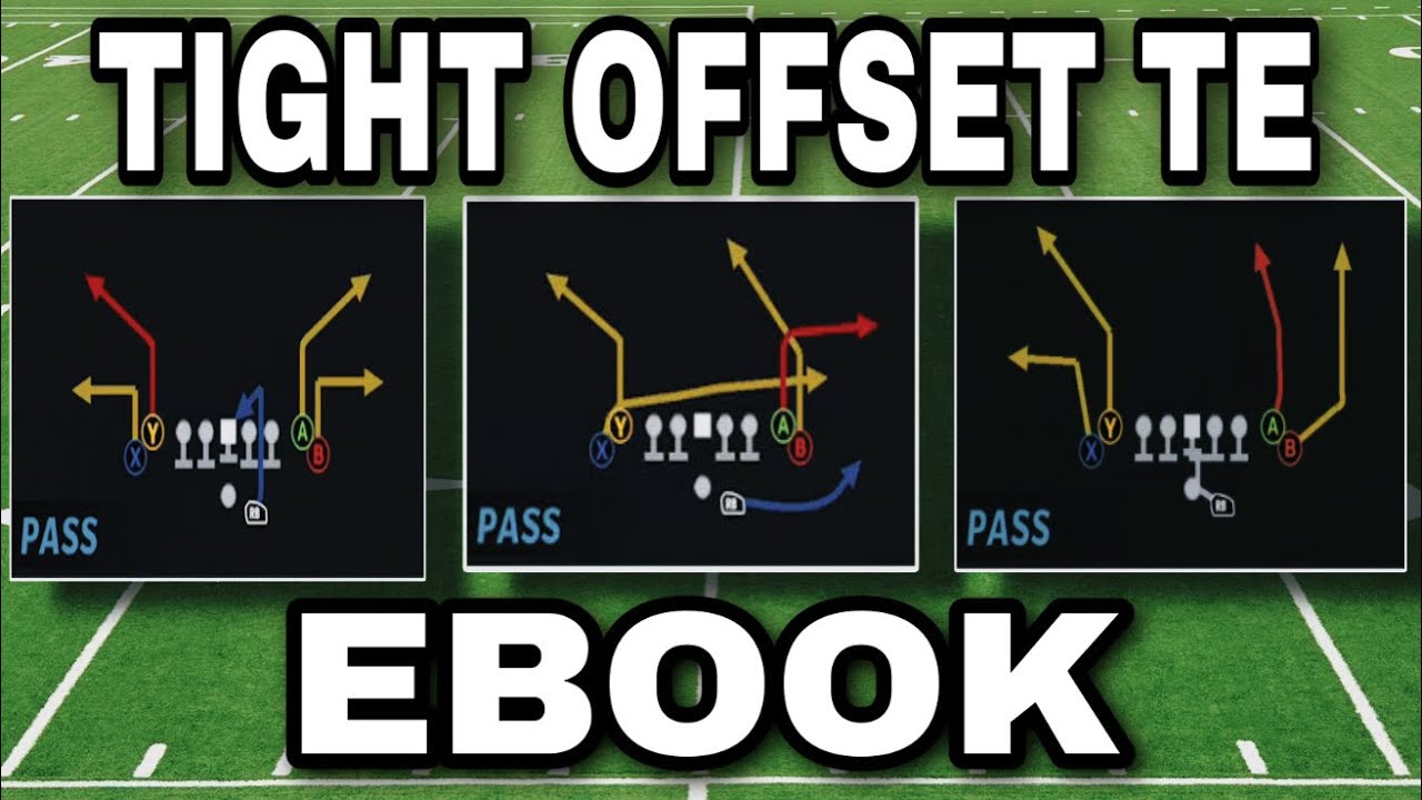 Tight Offset Te Ebook | New Meta Passing Offense in Madden 23 (Saints Playbook)