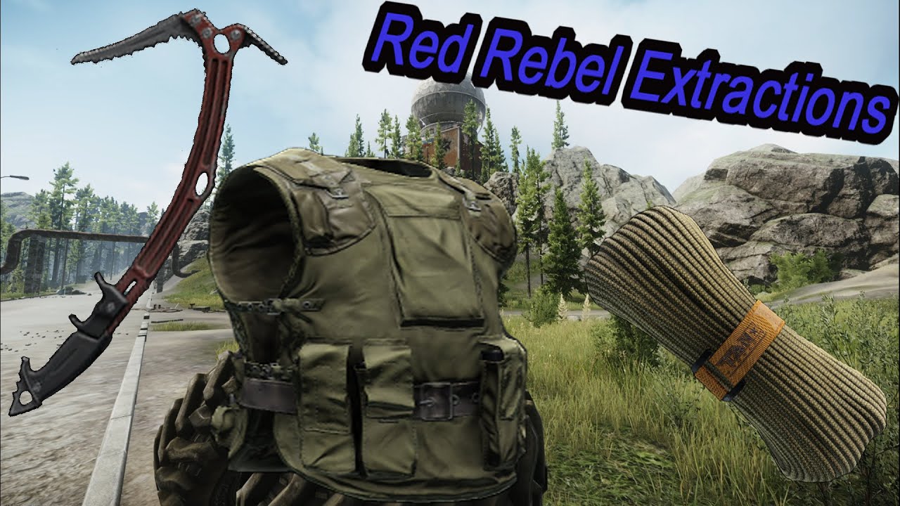 Red Rebel Cliff Extractions for Reserve & Woods - Escape From Tarkov
