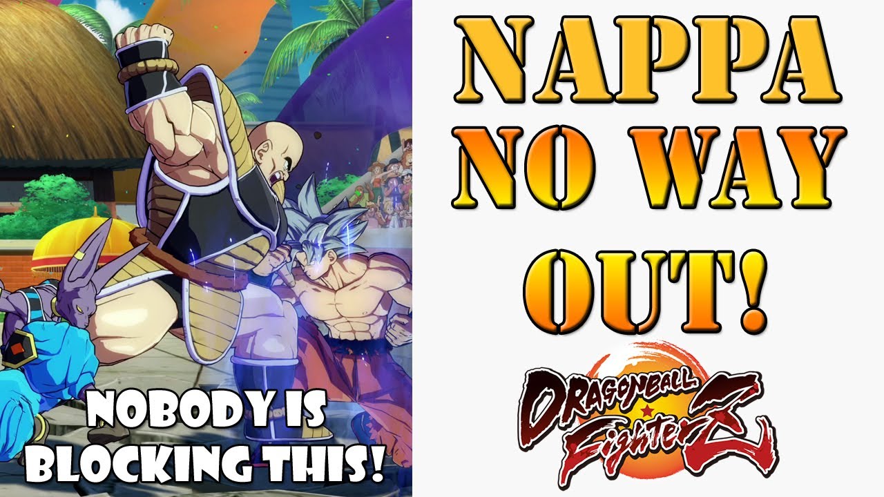 Showcasing the crazy Nappa UNBLOCKABLE setup in Dragon Ball FighterZ!