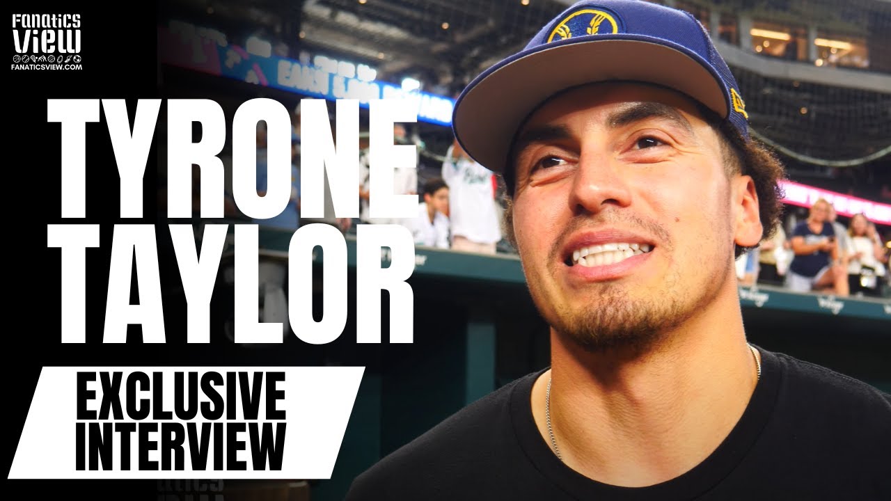 Tyrone Taylor talks Journey to Big Leagues With Milwaukee & Shares Story Facing Clayton Kershaw