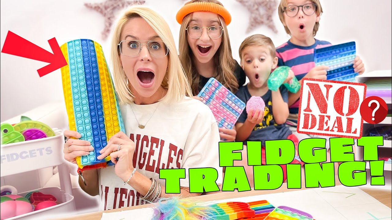 Can Parker Scam Mike w/ A BROKEN FIDGET?! *Our Most Intense Fidget Trading Video Yet!*