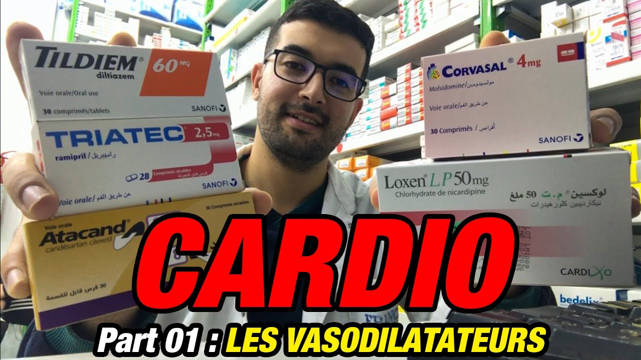 les médicaments en cardiologie : quels sont les vasodilatateurs pour vendeurs en pharmacie Algerie