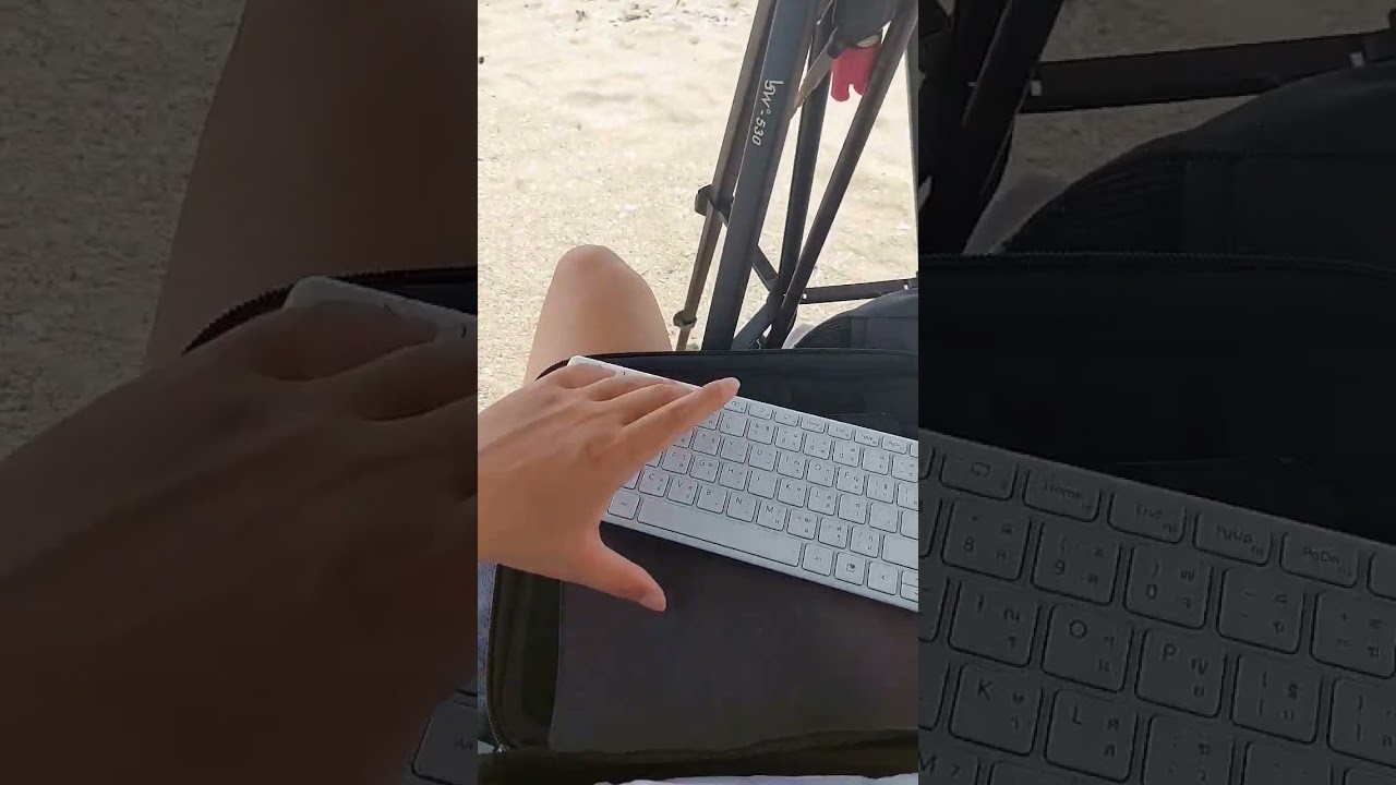 Budget setup to remote work on the beach experiment