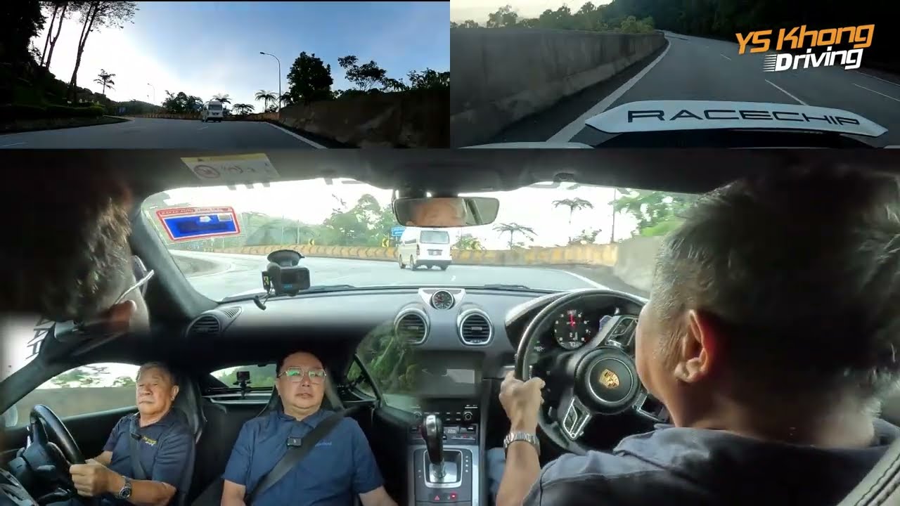 Cayman GTS Racechip Tuned Fan Car / Genting Hill Climb / Relaxed but Fast Drive / YS Khong Driving