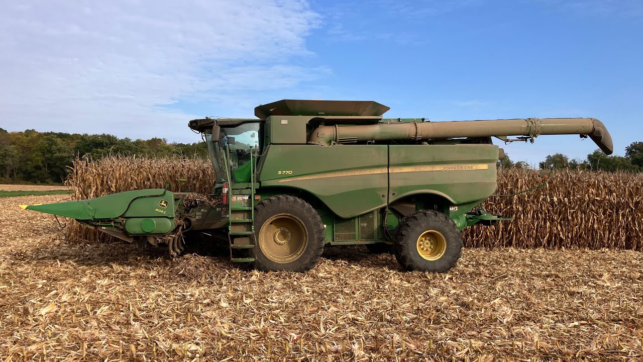 A full day of harvesting corn!
