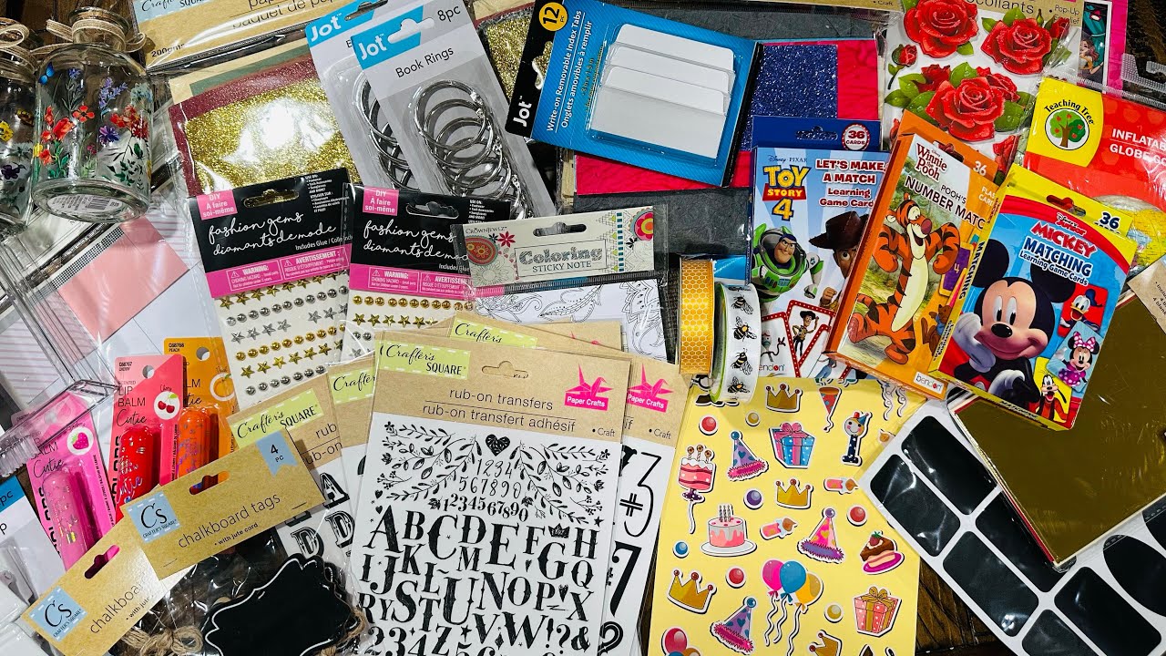 Fun Junk Journal Finds from Dollar Tree!