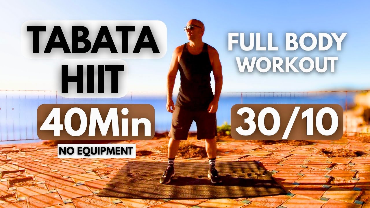 TABATA HIIT 40MIN WORKOUT / FULL BODY / Tabata 30/10