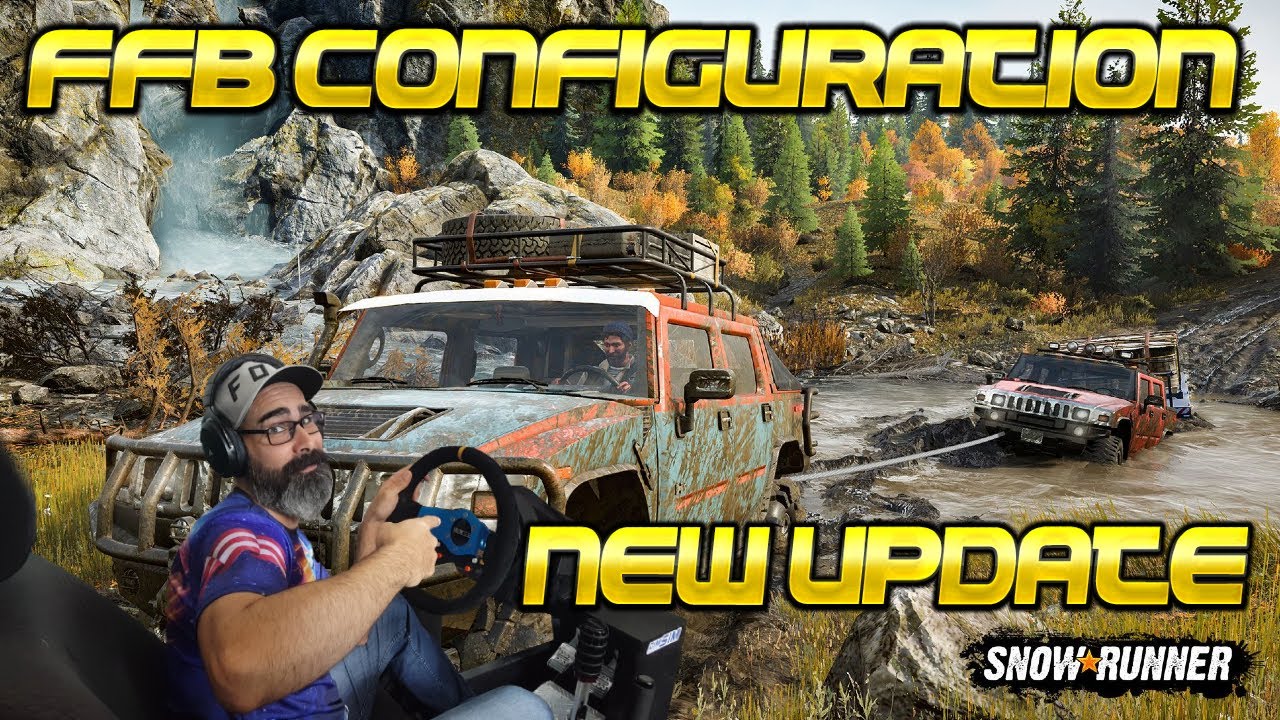 Snow Runner   Al f&iacute;n con Volante Configuraci&oacute;n Force Feed Back