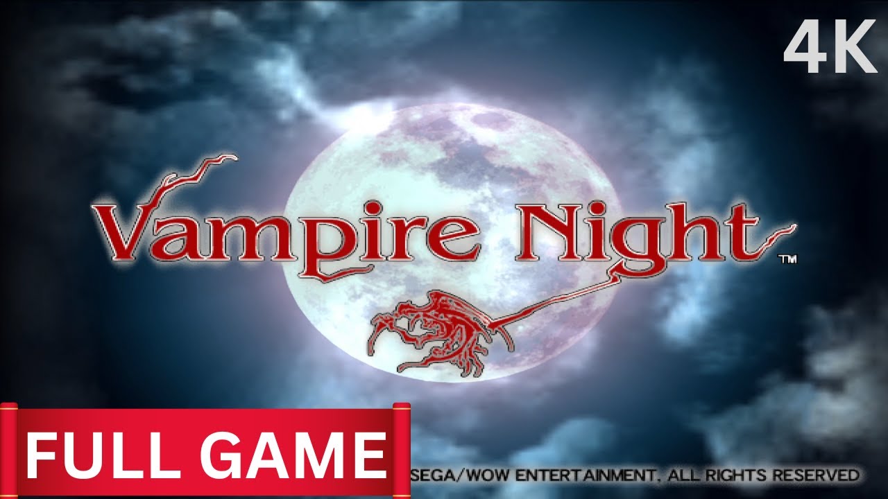 Vampire Night | FULL GAME [PS2 4K 60FPS]