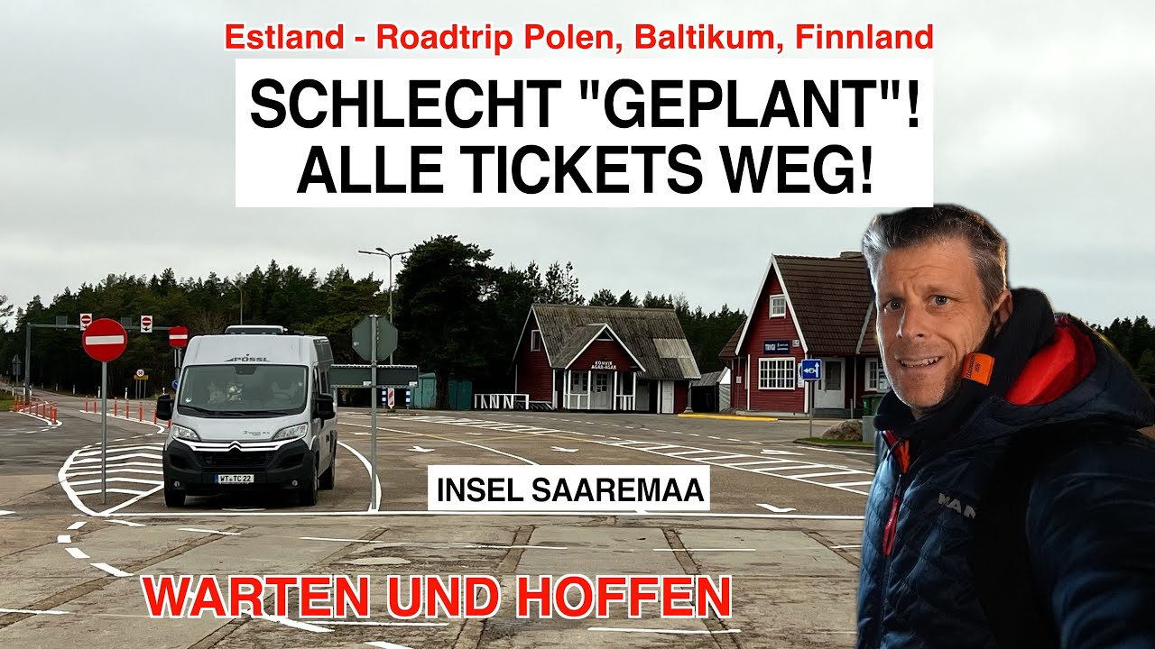 #1044 VERZOCKT? FÄHRE NICHT BUCHBAR! KOMMEN WIR MIT? Von Saaremaa nach Hiiumaa | Estland Roadtrip