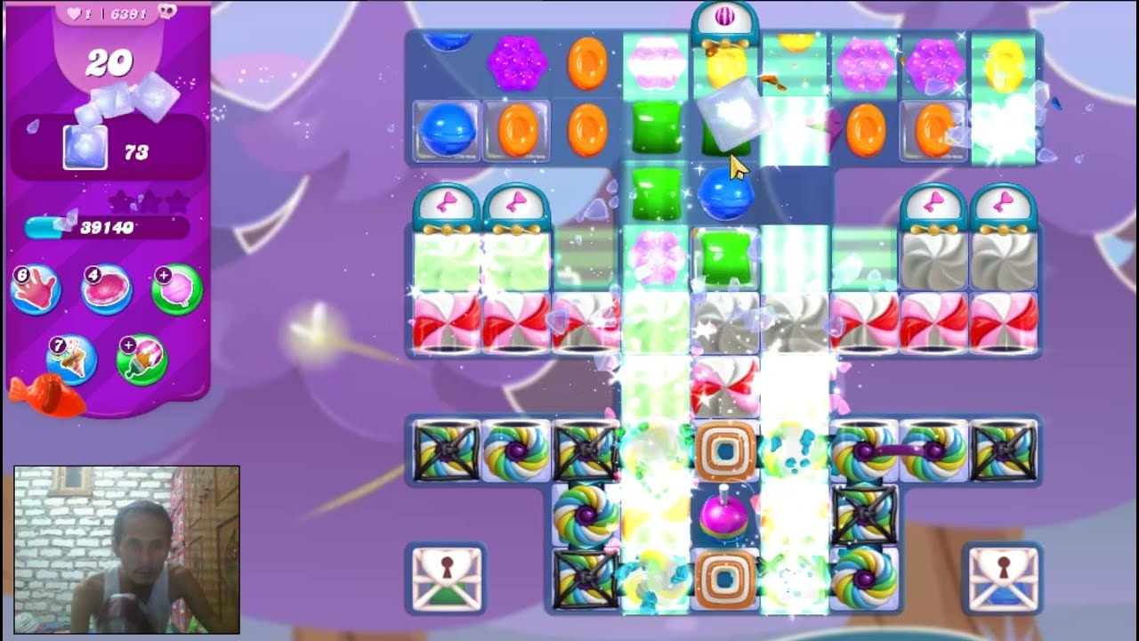 Candy Crush Saga Level 6391 - 3 Stars, 29 Moves Completed, No Boosters