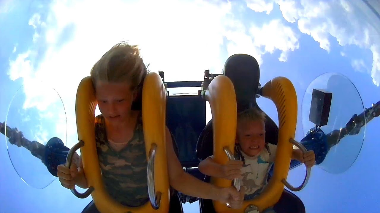 Cedar Point Slingshot with Baby Brother - 7/13/25
