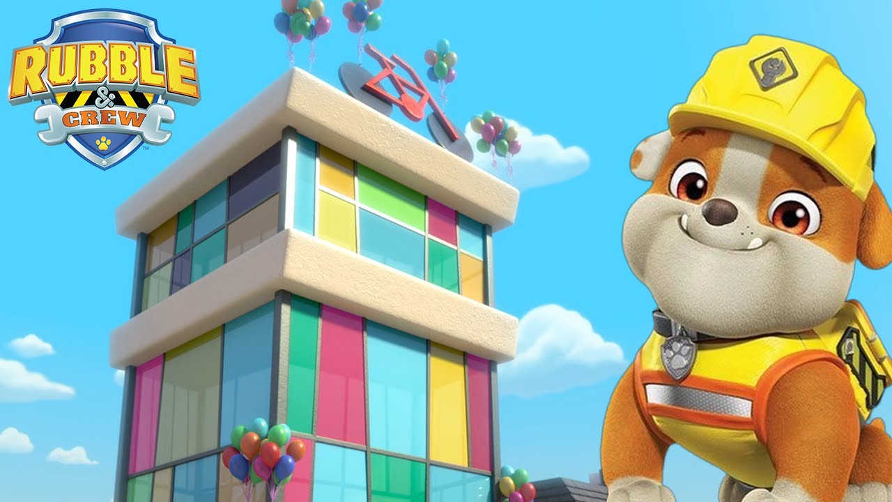Building a Bike Shop | Rubble and Crew | Cartoons for Kids
