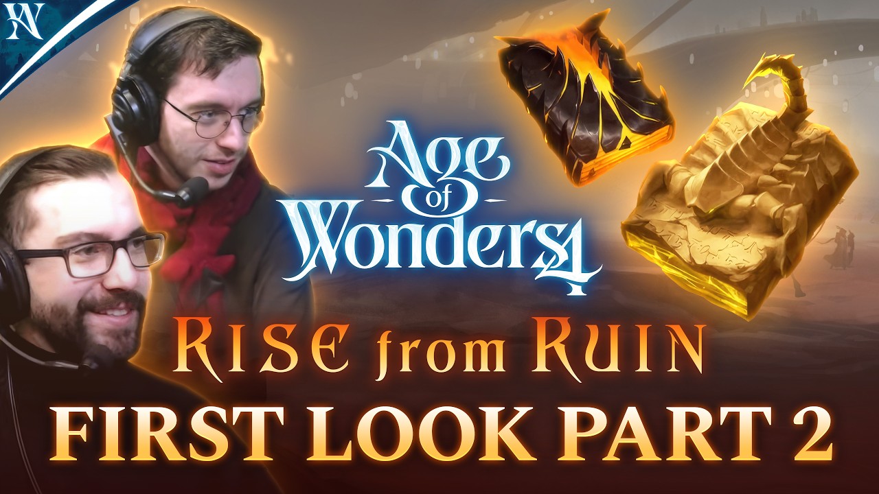 Rise from Ruin First Look Dev Stream Part 2 | Age of Wonders 4