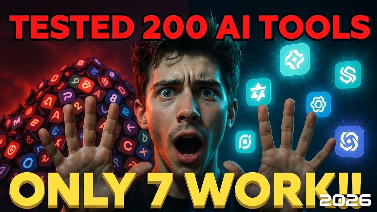 HOW:I Wasted $5,000 Testing 200 AI Tools. Only 7 Are Worth Your Time.