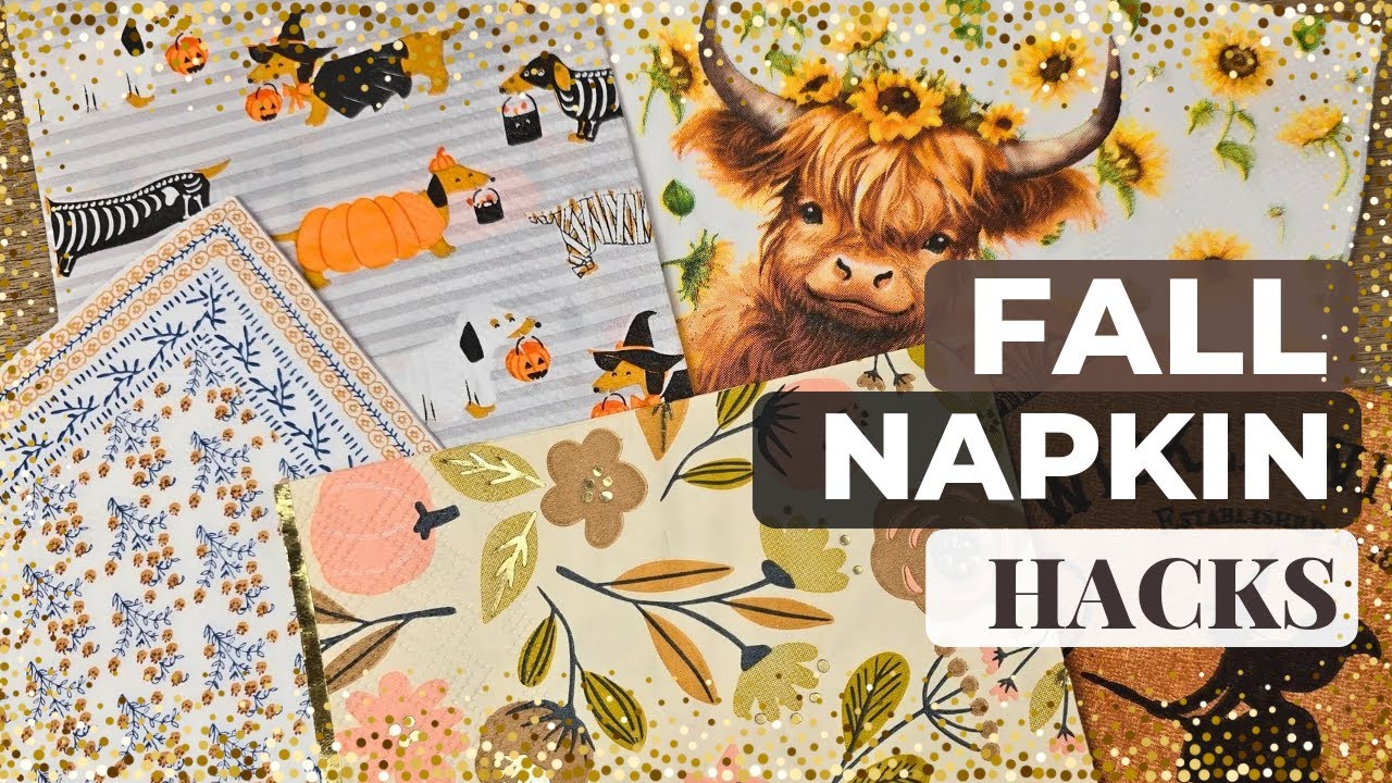 Fall 🎃 DIY Decoupage Tutorial: Easy Napkin Crafts You&rsquo;ll Love!