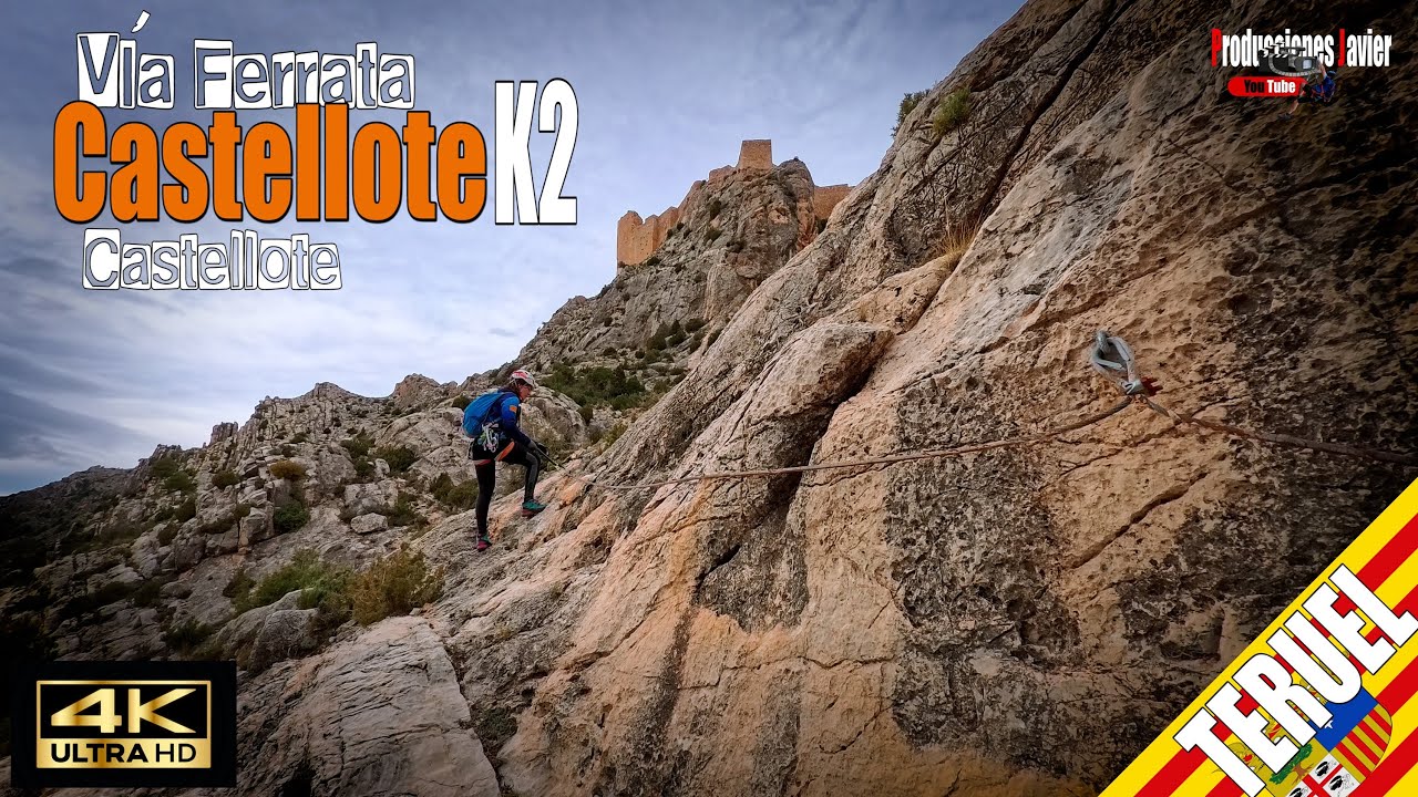 Vía Ferrata Castellote K2.  Castellote