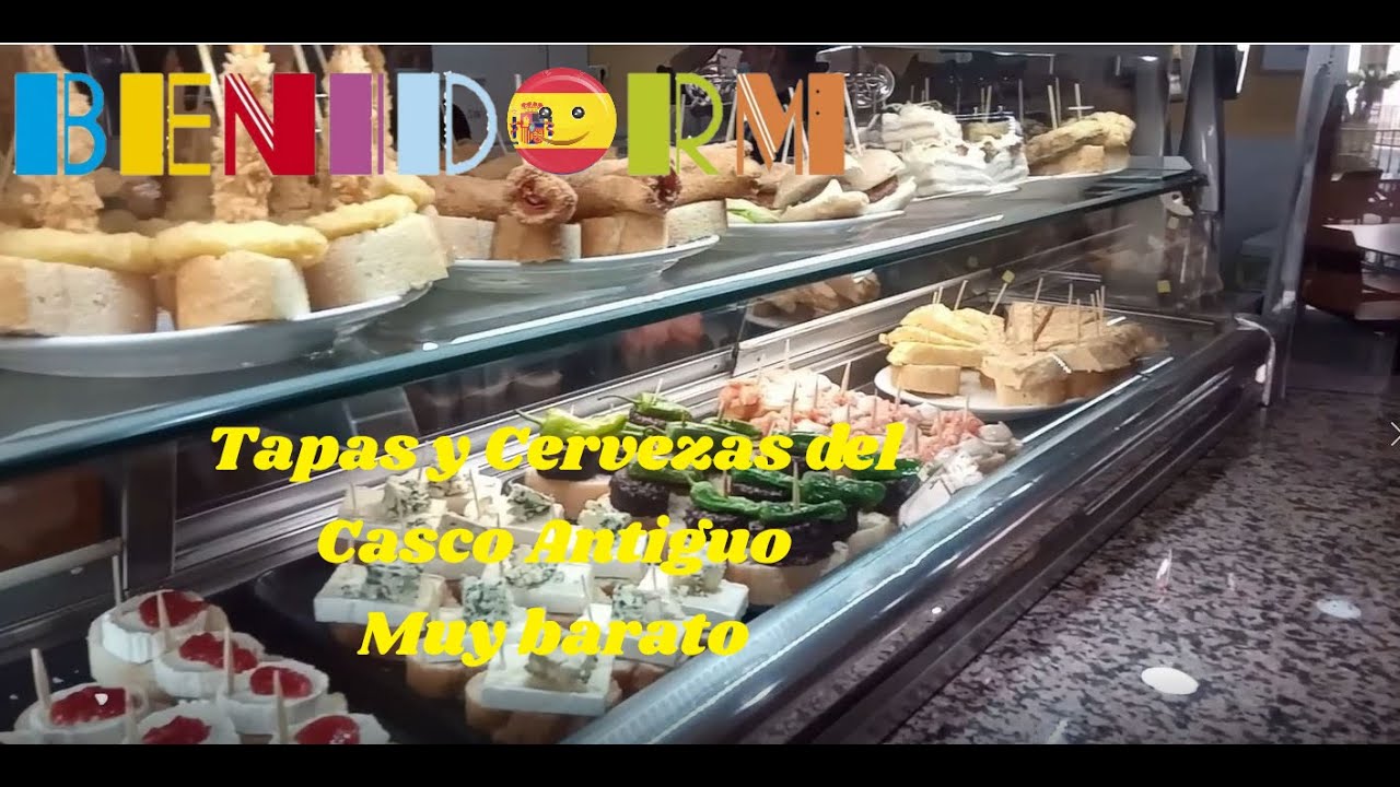 Cervezas y Tapas Baratas en el Casco Antiguo de Benidorm!