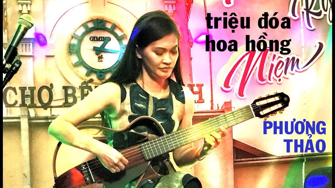 PHƯƠNG THẢO BIỂU DIỄN GUITAR VỚI TRIỆU ĐÓA HOA HỒNG TỐI CHỦ NHẬT 30/7/2023 TẠI HỘI QUÁN MÀU KỶ NIỆM