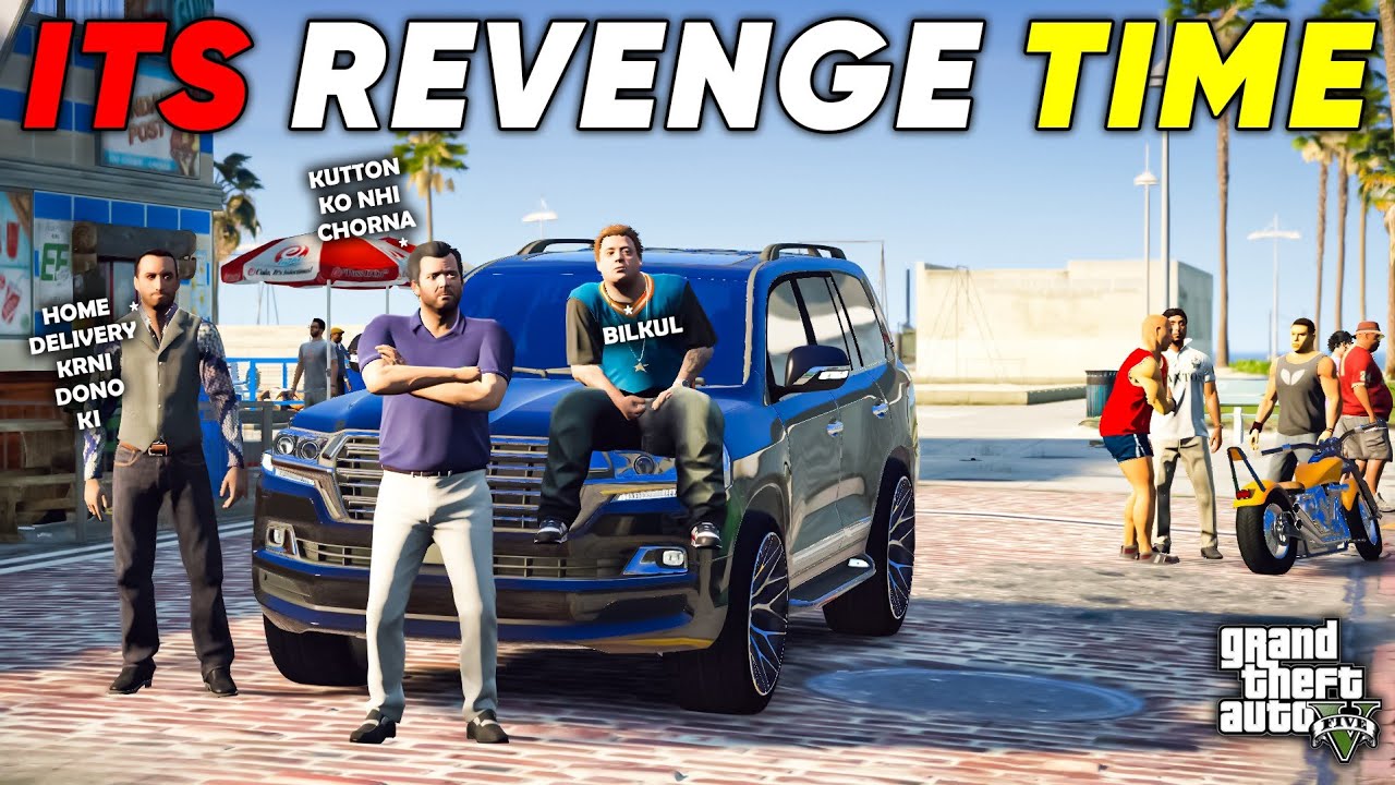 MICHAEL WILL TAKE REVENGE | FINDING ATTACKERS | GTA 5 | Real Life Mods #450 | URDU |