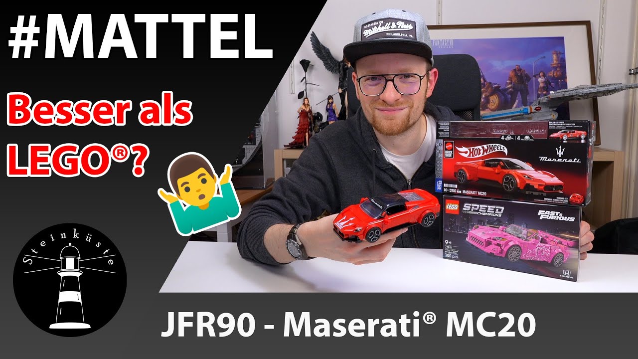 Furchtbare gruselige Qualität zum hohem Preis - Mattel Brick Shop™ JFR90 - Maserati® MC20