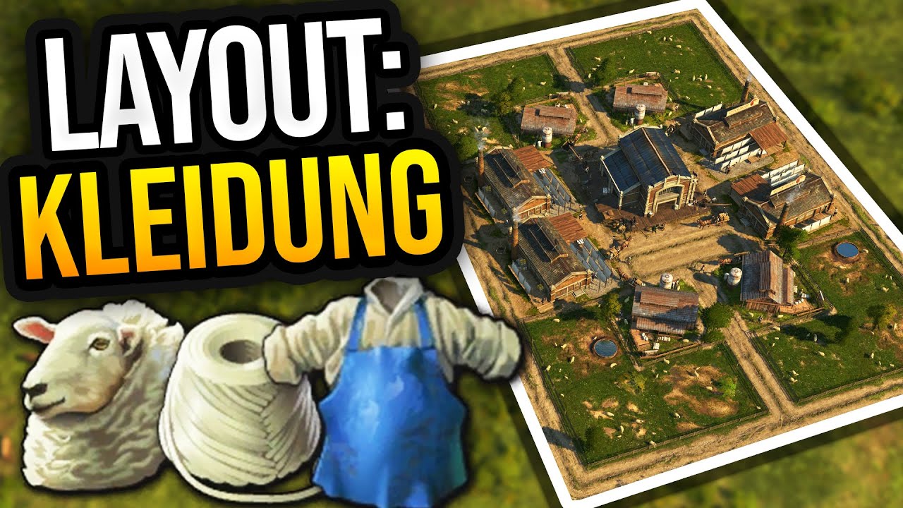 ⚓ Anno 1800: Arbeitskleidung Layout (Einfach und Effizient) Tutorial