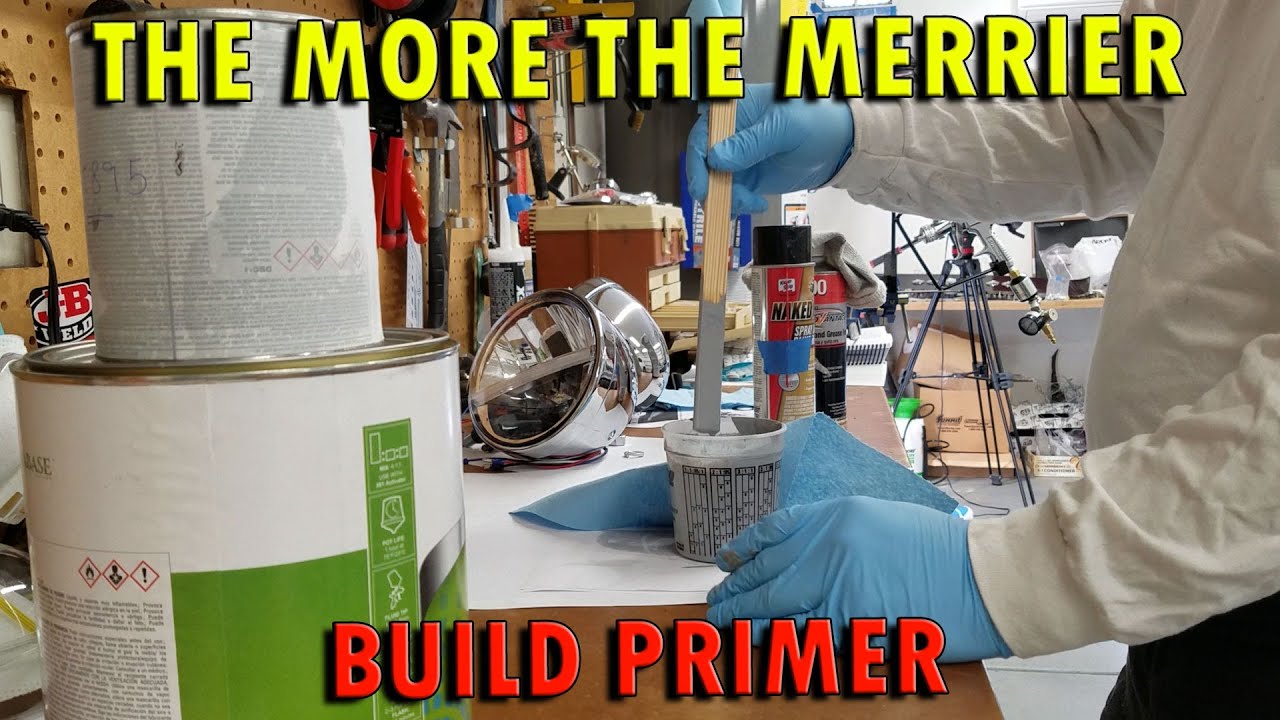 Factory Five 33 Hot Rod V2 -  Sanding Build Primer Fenders II