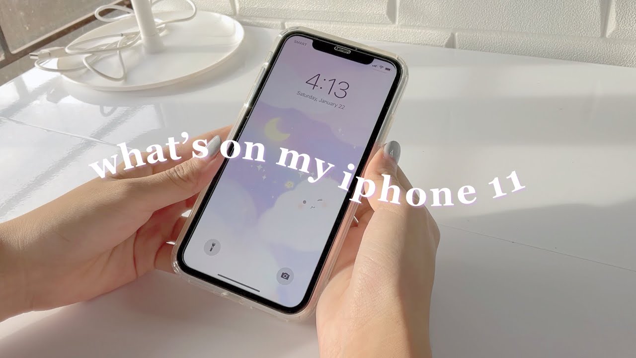 what’s on my iphone 11 in 2022 🌸 aesthetic purple theme