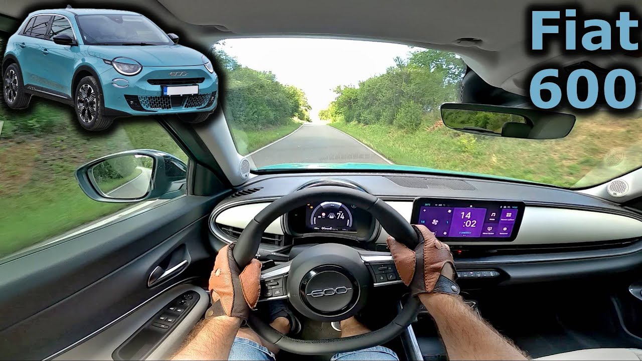 2024 Fiat 600 Hybrid 1.2 Turbo | POV test drive