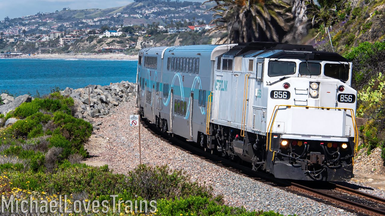 The Surfline: Beach Trains in San Clemente, California