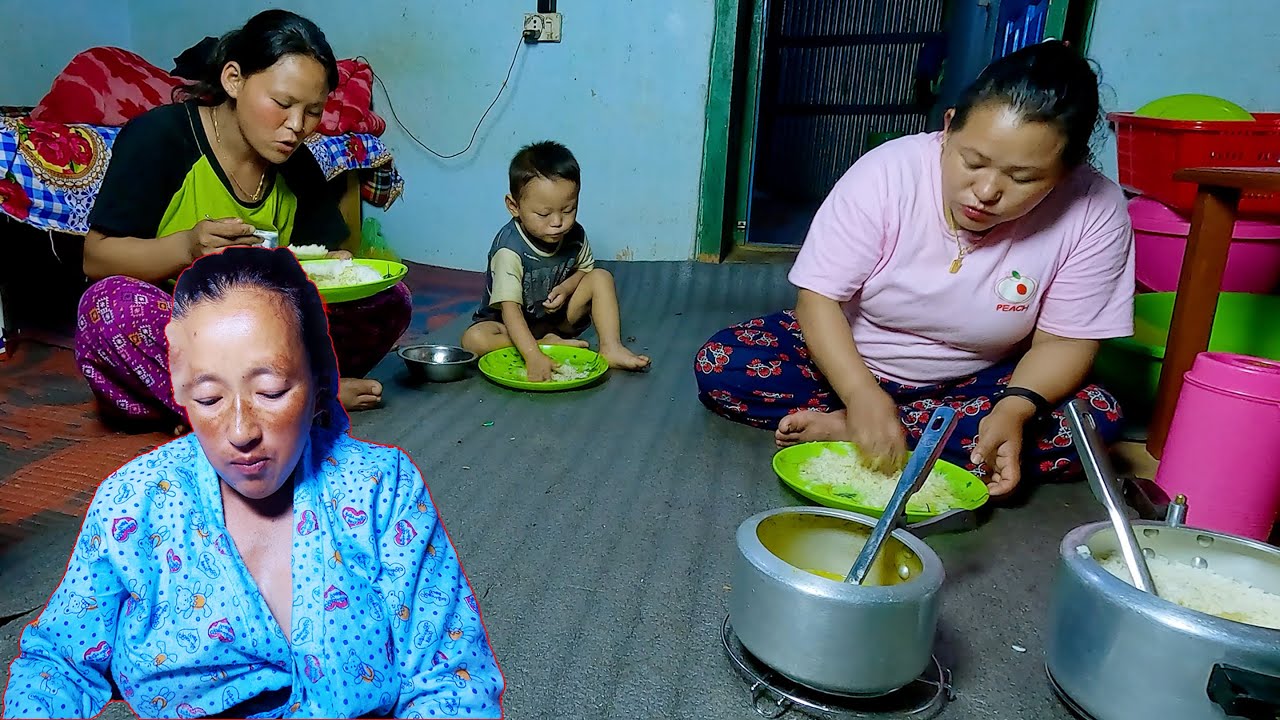 a village new mother , Rita's sister in law || life in rural Nepal || village young mother ||