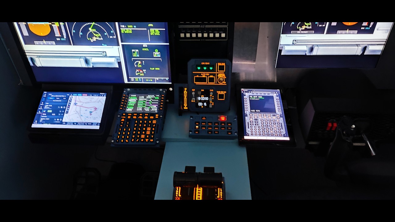 Premier vol avec les nouveaux modules Winwings