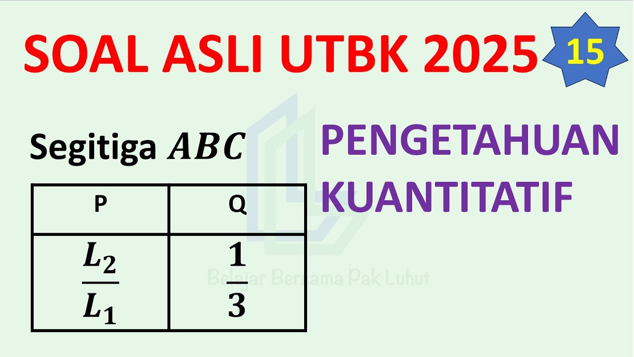 UTBK 2025:  Segitiga ABC dengan panjang sisi 4