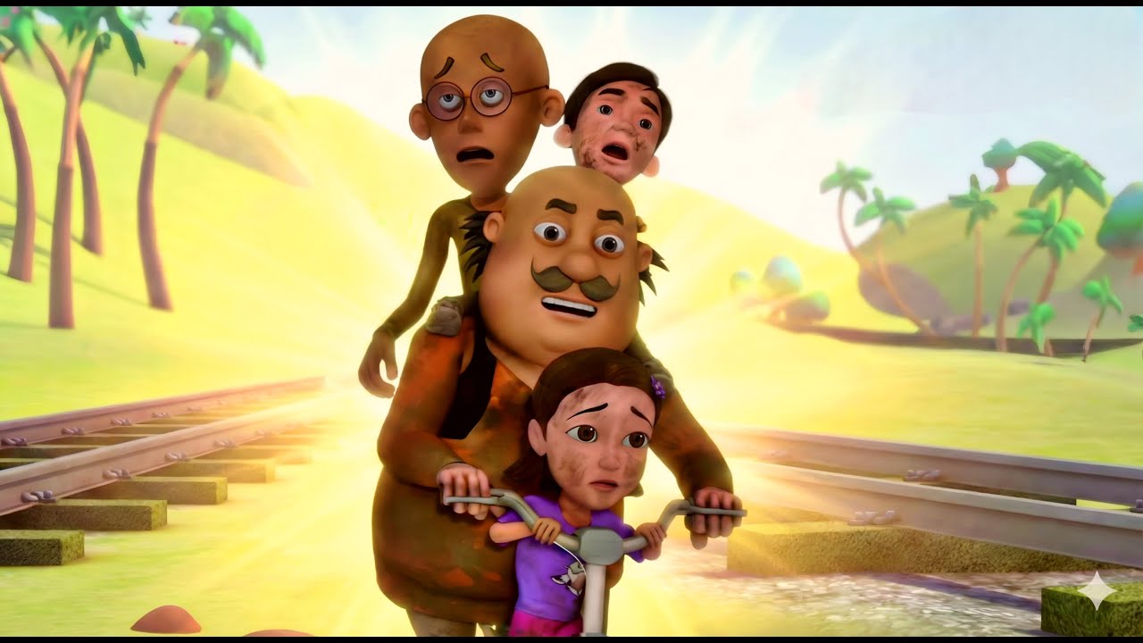 Motu patlu की Mud Ride | Motu-Patlu