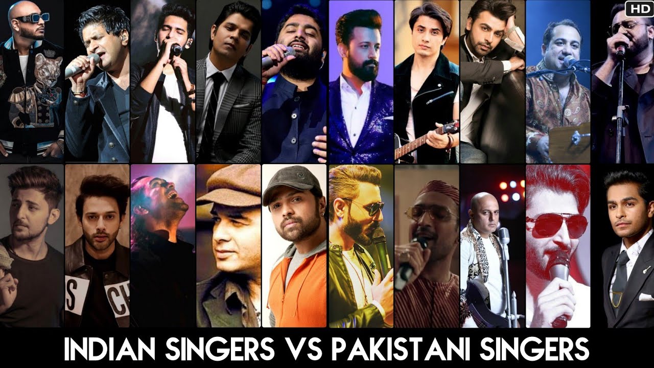 Indian Singers vs Pakistani Singers (Male) Battle of Voice