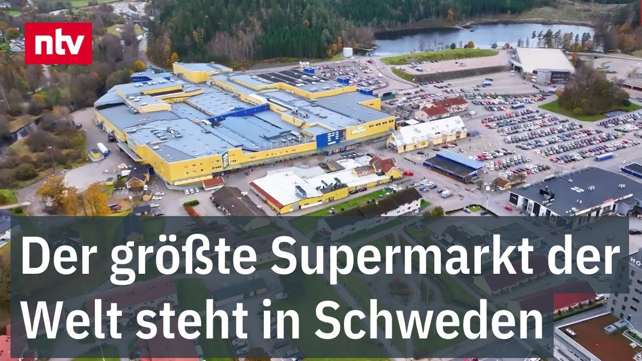150.000 Produkte, 8.000 Einkaufswagen: Der größte Supermarkt der Welt steht in Schweden
