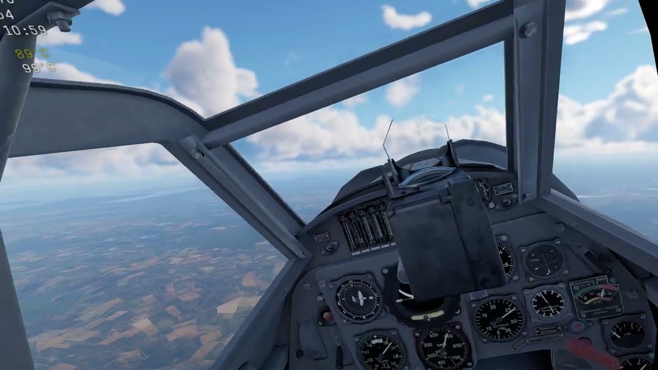 Me Bf109G-14 Victories over Denmark | War Thunder Simulator Battles VR