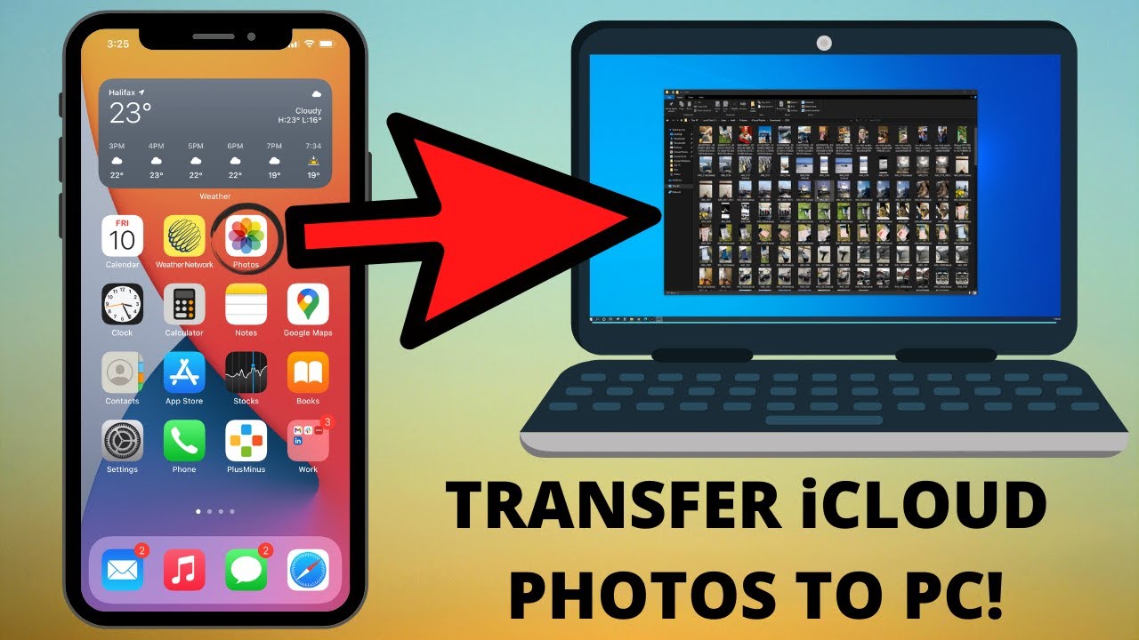 How to Transfer iCloud Photos from iPhone to PC - Windows 10/11