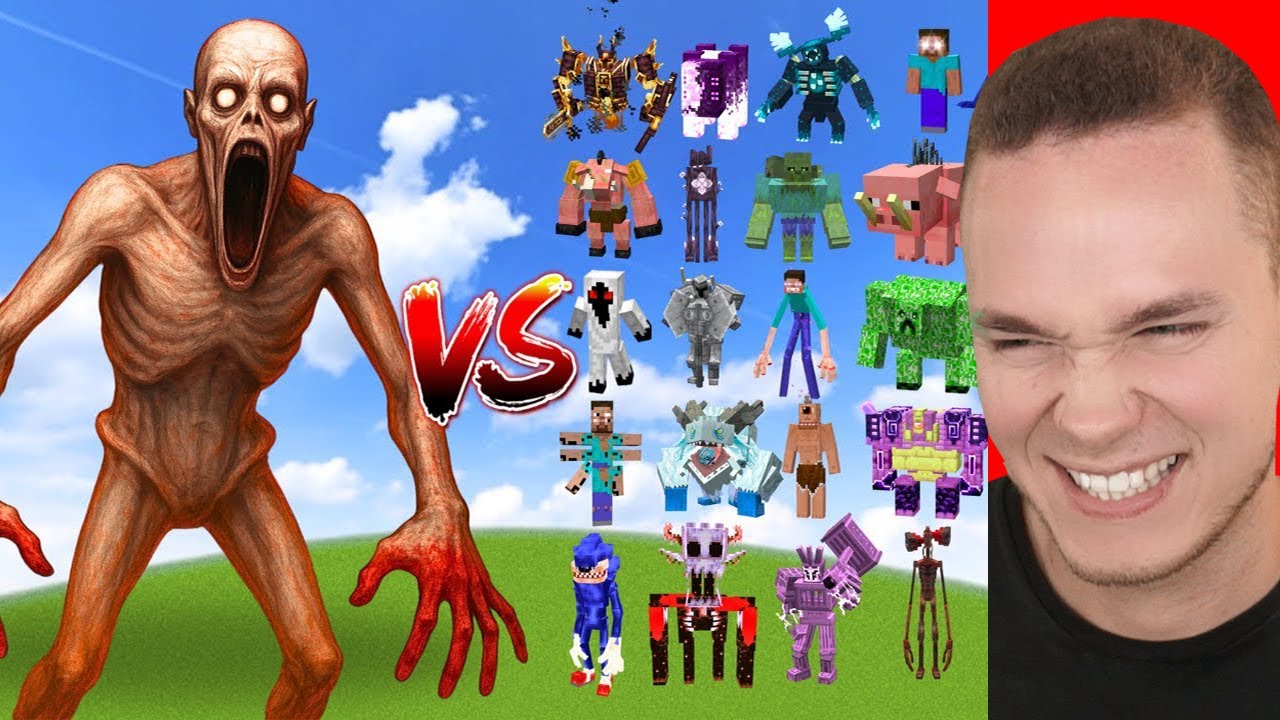 SCP-096 (Shy Guy) vs. ALLE BOSSE in Minecraft