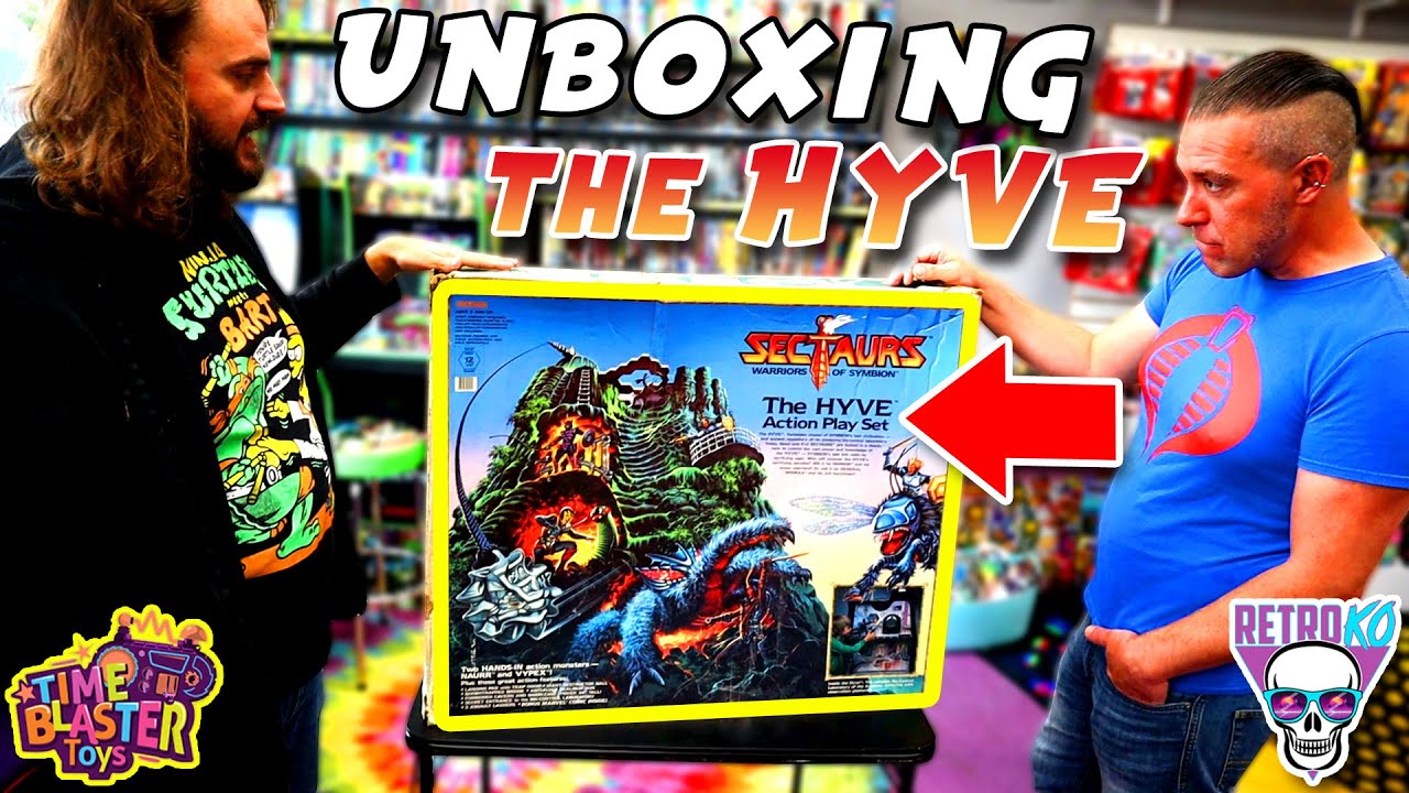 Unboxing The Sectaurs HYVE Action PLAY SET! One Of The Biggest 80s Play Sets!