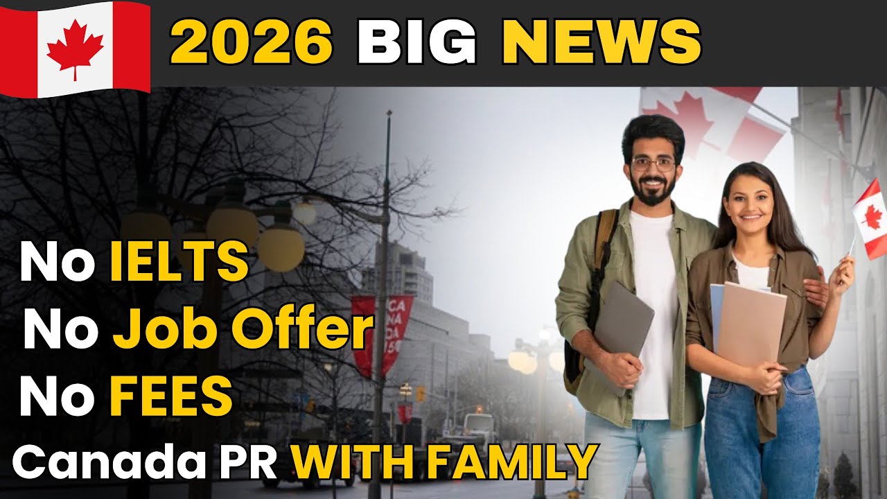 Canada Immigration PR Quota Announced For 2026 Unskilled Workers | Without IELTS | Without FRENCH