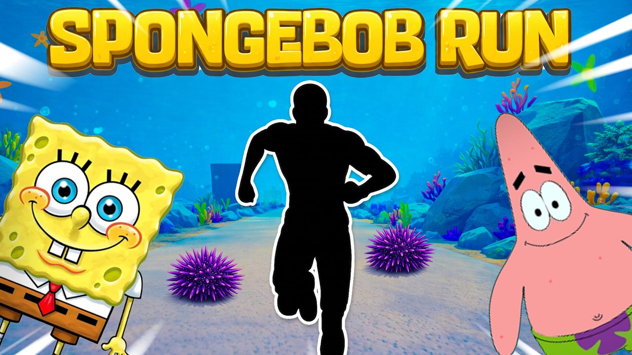 SPONGEBOB RUN 🍍 Immersive Interactive Warm Up | Viral InteractiveGame