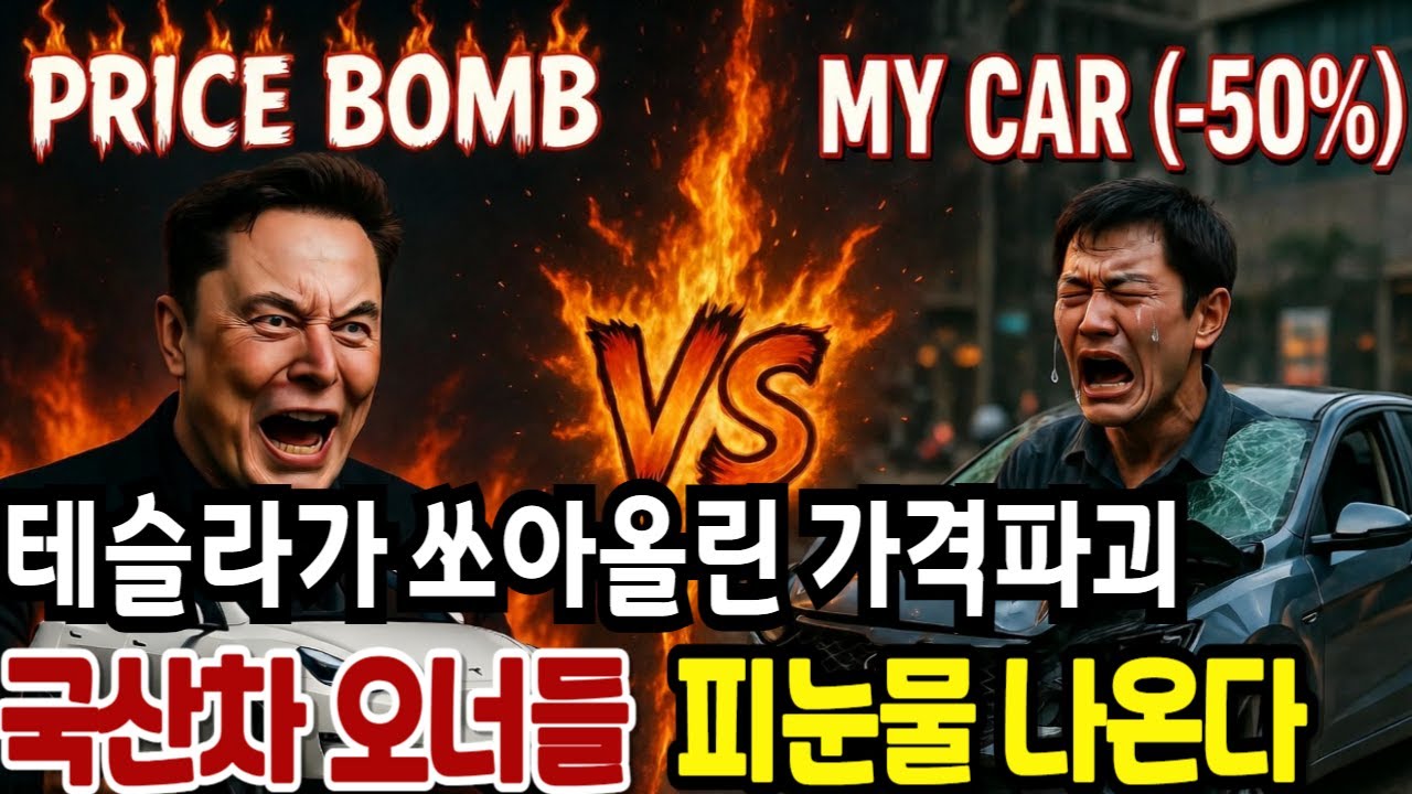 테슬라발 가격 파괴, 중고차 시장 붕괴 시작됐다: 내 차 감가상각 충격 보고서