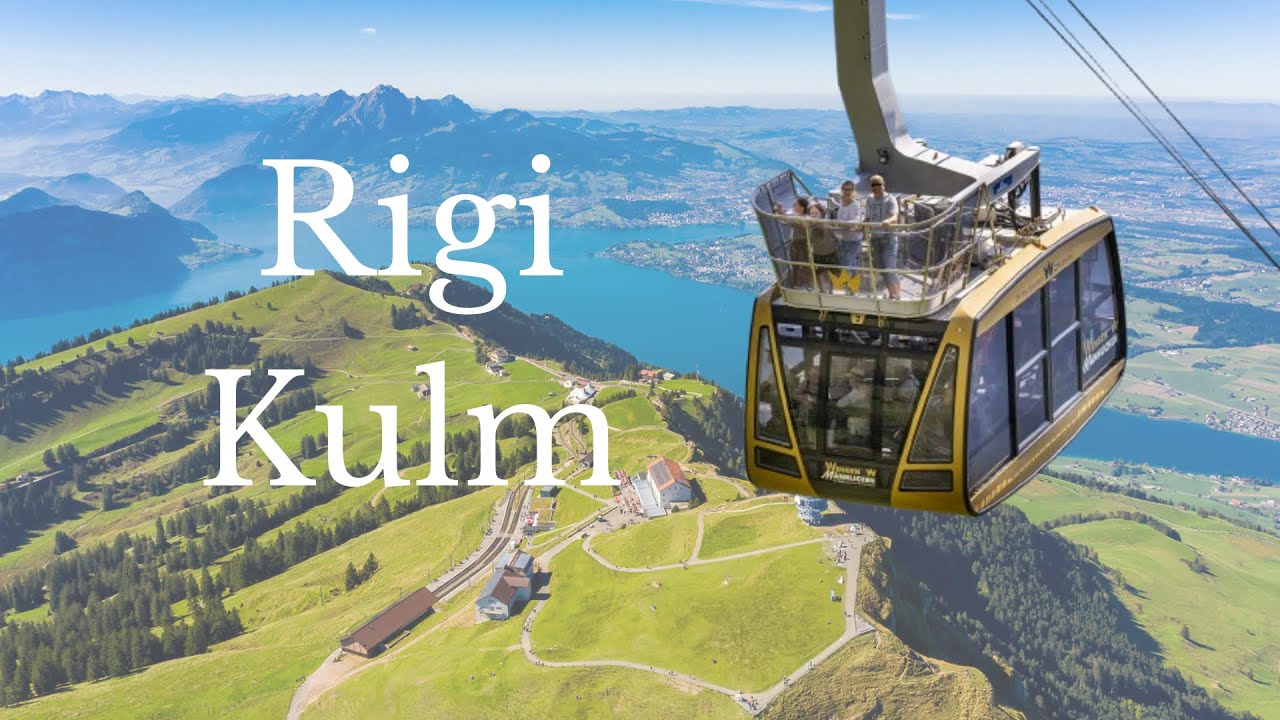 Breathtaking Views of Swiss Alps and Lakes from Rigi Kulm | Panoramic Nature Video #wirsindunterwegs