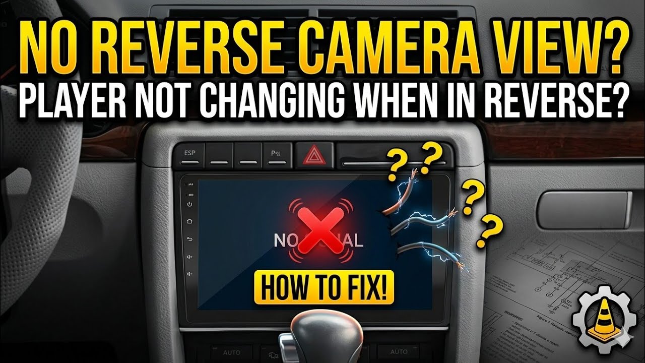 If Display is not switching to reverse camera mode after car reverse? How to enable Reverse video?